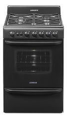 Cocina A Gas Longvie 13501g 56cm Grafito Cajón Parrilla Negro