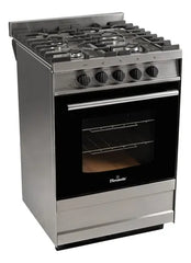 Cocina Comercial Florencia 5818 De 4 Hornallas 56cm Inox