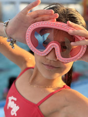 Antiparras Infantil Niños Natacion Pileta Playa Mibi Sirena Rosa