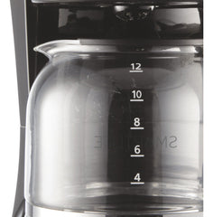 Cafetera De Filtro Smartlife 1.5lts 980w Sl-cm9402 Color Negro/acero Inoxidable