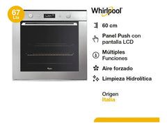 Horno Eléctrico Whirlpool Empotrable Akzm756ix Color Acero Inoxidable