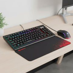Combo Gamer 3 En 1 Marvo Cm310 Teclado Mouse Pad Rainbow Cts Negro Negro