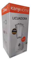 Licuadora Kanji Kjh-bl0800la01 1.5 L Blanca Jarra Vidrio Cs Blanco