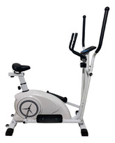 Bicicleta Eliptica Con Asiento Tm 61505 Blanco Abs Acero Cts Blanco