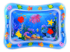 Alfombra De Agua 121-a Bebesit Agua Marina Pvc Bpa Free Celeste