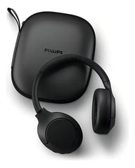Auriculares Philips Bluetooth Tah8507bk/00 Pc 55hs Gamer Color Negro