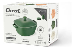 Cacerola 24cm Con Tapa Verde