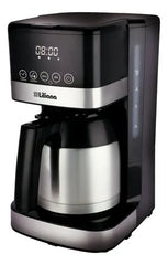 Cafetera Filtro Digital Jarra Inox 1,2l - liliana Ac935 Negro