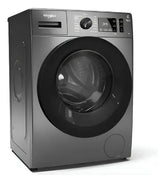 Lavarropas Frontal Whirlpool Wnq90as 9kg 1400rpm Inverter Gris Oscuro