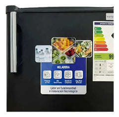 Heladera Frigobar Kanjihome Kjh-50vin-b Retro De 50lts Negro