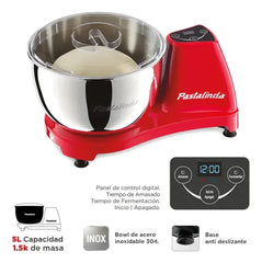 Amasadora Impastatrice Pastalinda Cucina Sm-1591 De 5l