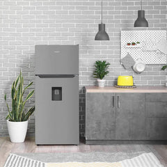 Heladera Philco Top Mount Con Dispenser No Frost Inverter 402l Inox- Phnt453xdi2 Acero Inoxidable