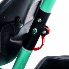 Triciclo Con Manija & Canasto Bebesit Sl1701a Verde H30k Css Verde