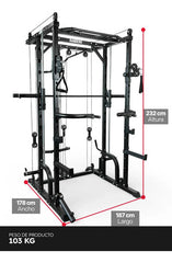 Rack Jaula Smith Randers Arg-63200 Negro