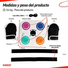 Maquina De Boxeo Inteligente Infantil Randers Arg-boxi 001