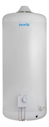 Termotanque A Gas Escorial 80l Carga Sup Anti Corrosión Cts Blanco