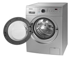 Lavarropas Automático Samsung Inverter 6.5 Kg Silver Plateado