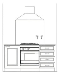 Anafe A Gas Longvie A2600rxf Inox Rejillas De Ventilación Color Gris