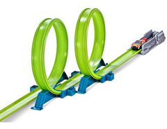 Pista Tiburón Doble Metal Machines Auto Lanzador Zuru Wheels Color Azul