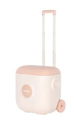 Heladera Conservadora Vintage Atma 305vp 30l C/ Carrito Rosa Rosa