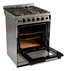 Cocina Florencia De 4 Hornallas 56 Cm Inox 5838s Acero Inox