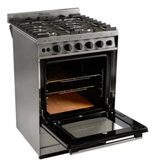 Cocina Comercial Florencia 5838 De 4 Hornallas 56cm Inox