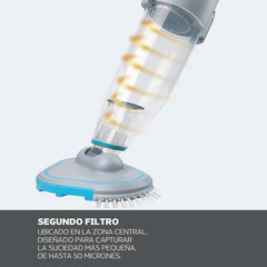 Barrefondo Inalámbrico Philco Velocidad Turbo 3 Niveles De Filtrado