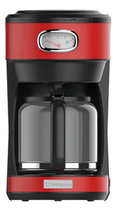 Cafetera De Filtro Westinghouse Rojo Retro 1.25 Lts 1000w