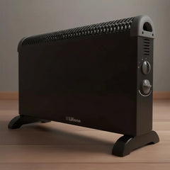 Calefactor Eléctrico Convector Liliana Duowarm Cnm18 Negro