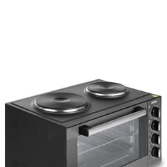 Horno Electrico Atma Hgab3024api Grill + 2 Anafes 1500w