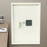 Caja Fuerte De Seguridad Digital Vivendi Blanca 50x35x31 Cm Blanco