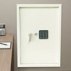 Caja Fuerte De Seguridad Digital Vivendi Blanca 50x35x31 Cm Blanco