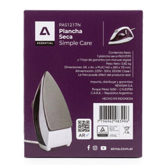 Plancha Seca Con Rociador Atma Pas1217n 1200w Violeta