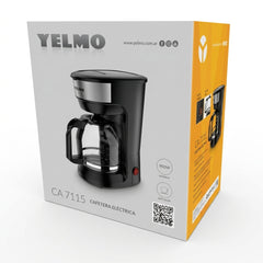 Cafetera Eléctrica Yelmo Ca7115 Filtro Permanente Antigoteo 1,8lts 900w