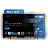 Smart Tv Led Philips 55pud8100 de 55 4k Titan Os Ambilight