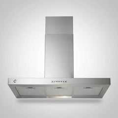 Campana Extractora De Pared Cata Sk9000x De 90cm Gris
