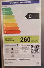 Freezer Vertical Gafa Gfup22p5hrg De 245lts Gris Plata
