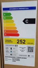 Heladera Con Freezer Kanji Kjh Hd300d Silver De 218l Gris