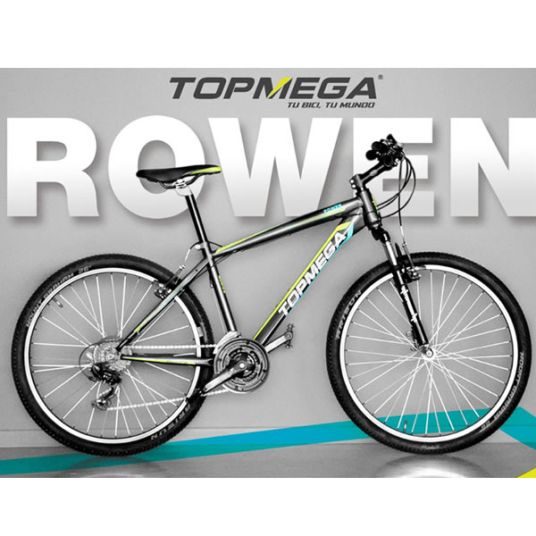 Bicicleta Mountain Bike Top Mega Rowen R26 21v - Tio Musa