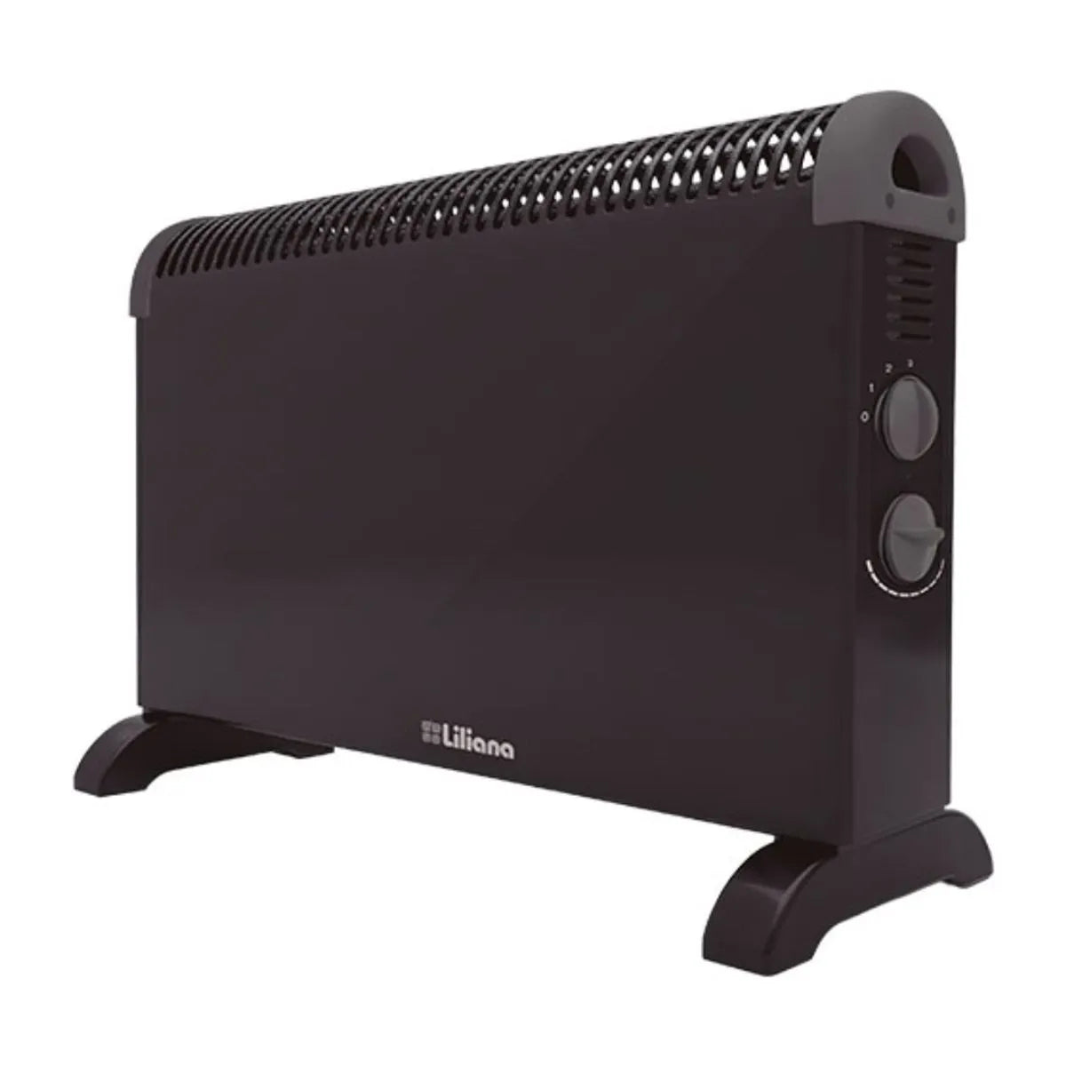 Calefactor Eléctrico Convector Liliana Duowarm Cnm18 Negro