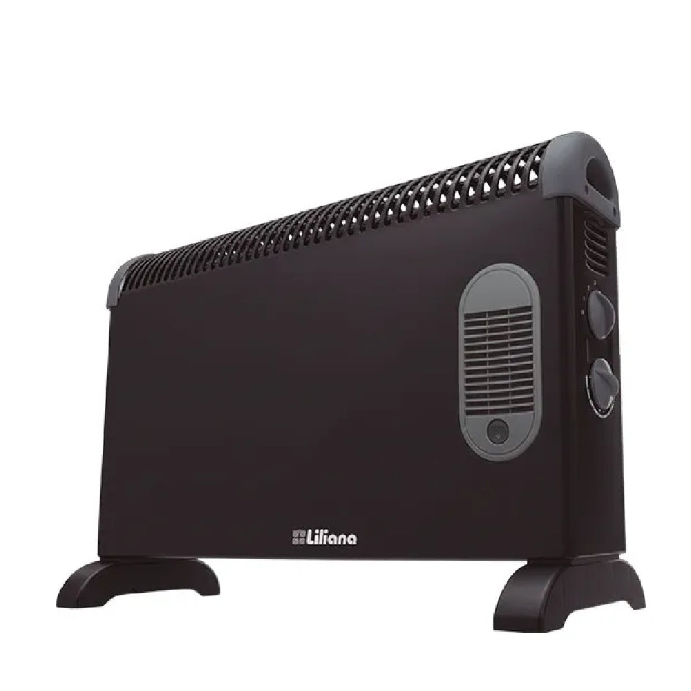 Calefactor Electrico Convector Liliana Duowarm Fan Cfm19 Negro