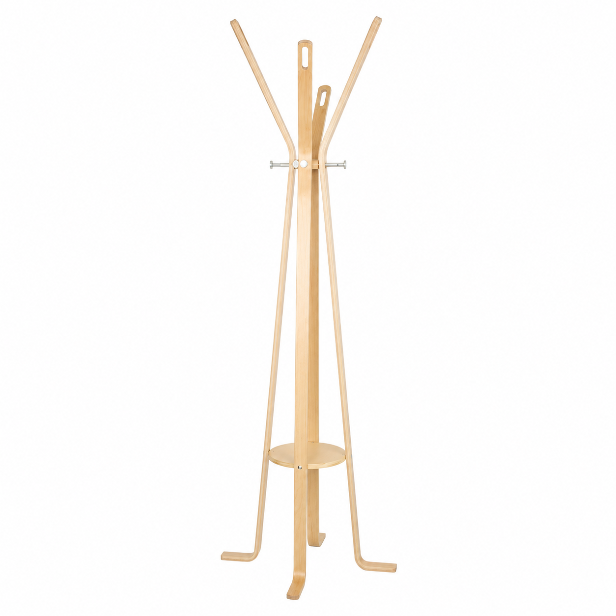 Perchero De Pie Nordico De Madera Natural Tio Musa Color Marrón Claro