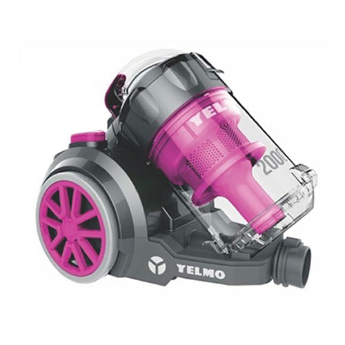 Aspiradora Yelmo As3228 Filtro Hepa 2000w 3,5lts Tio Musa Rosa