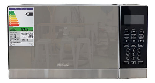 Microondas Digital Philco Wphds20 Silver 20l 10 Niveles 700w