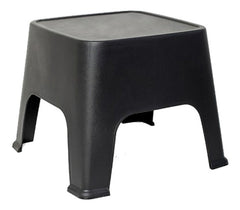 Mesa De Jardin Banqueta Plastica Garden Life Sunset Negro Laqueado