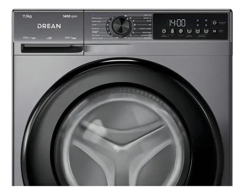 Lavarropas Automatico Drean Lfdr1114isg0 Eco Inverter 11.... Gris