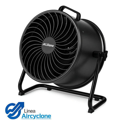 Ventilador Turbo Liliana Vthd16n 3 Aspas Piso Pared Techo 40.64 Cm 50hz/60hz Negro Negro Metal 3