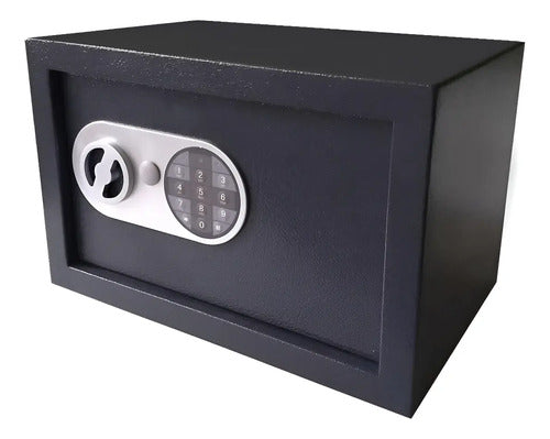 Caja Fuerte Seguridad Digital Tme20dn 20x31x20cm Gris Oscuro Gris Oscuro