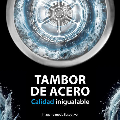 Secarropas Centrífugo Koh-i-noor C765 6.5kg Acero Inoxidable 2800rpm Blanco