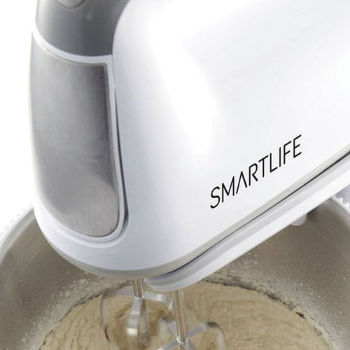Batidora De Mano Smartlife 300 Watts Sl-hm1035pn Color Blanco Frecuencia 50 Hz X 60 Hz